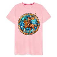 Thumbnail for Men's Mosaic Sagittarius Premium T-Shirt - pink