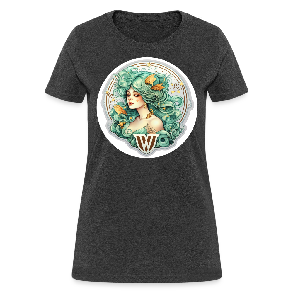 Women's Symbol Virgo T-Shirt - heather black