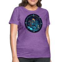 Thumbnail for Women's Magic Sagittarius T-Shirt - purple heather