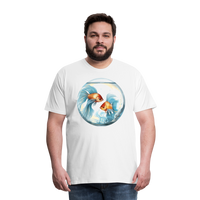 Thumbnail for Men's Mythical Pisces Premium T-Shirt - white