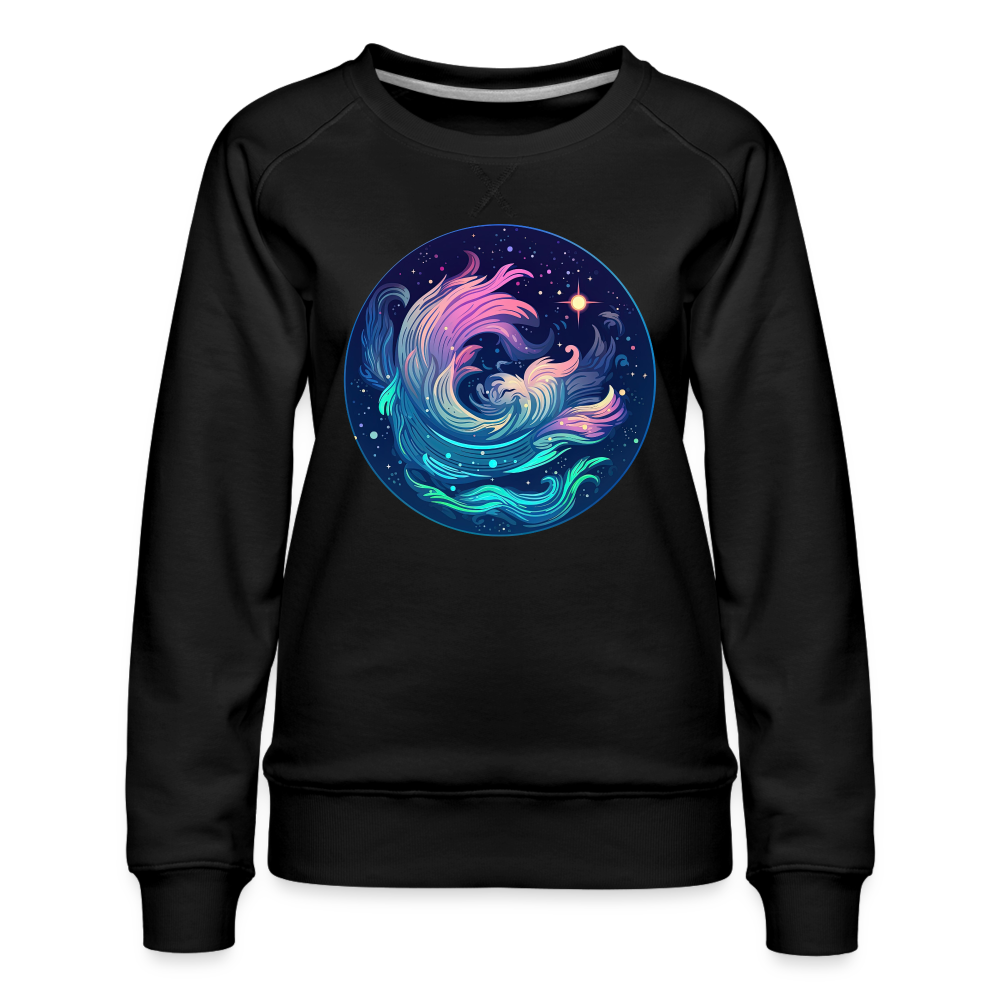 Women’s Magic Aquarius Premium Sweatshirt - black