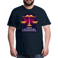 Thumbnail for Men's Glow Libra Premium T-Shirt - deep navy