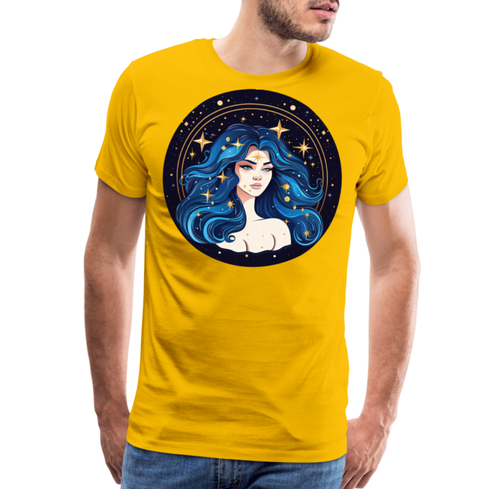 Men's Magic Virgo Premium T-Shirt - sun yellow