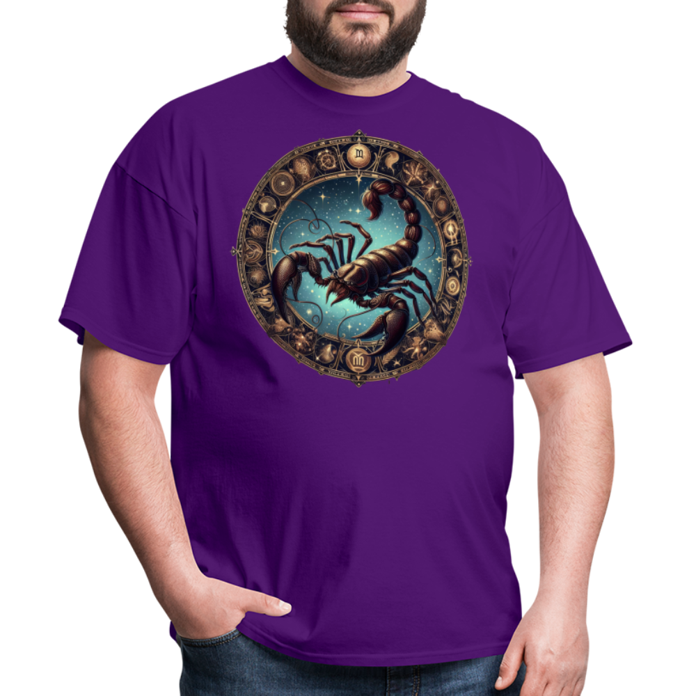 Men's Mythical Scorpio Classic T-Shirt - purple