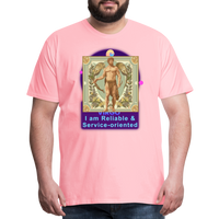 Thumbnail for Men's Mythical Virgo Premium T-Shirt - pink