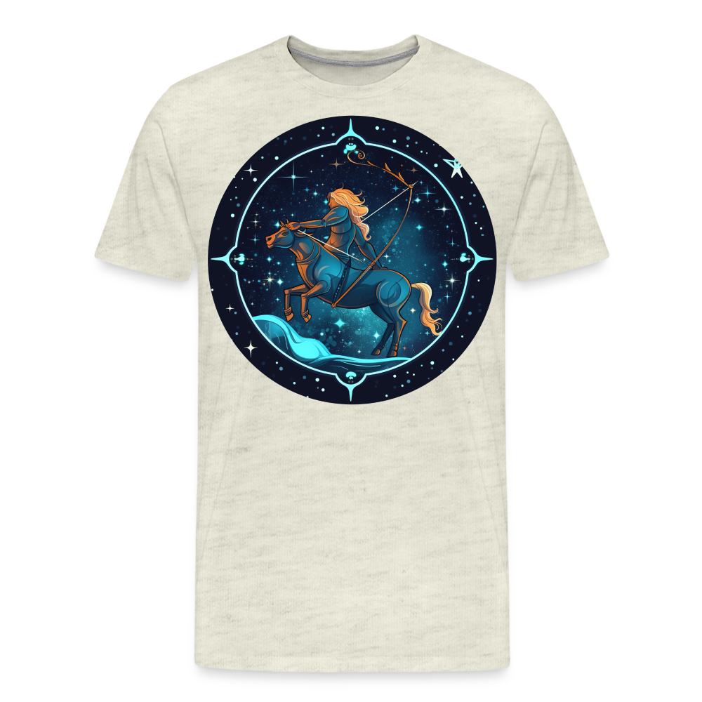 Men's Magic Sagittarius Premium T-Shirt - heather oatmeal