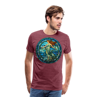 Thumbnail for Men's Mosaic Aquarius Premium T-Shirt - heather burgundy