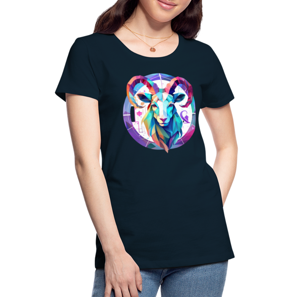 Women’s Mythical Aries Premium T-Shirt - deep navy