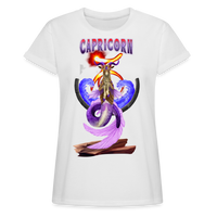 Thumbnail for Women's Capricorn Relaxed Fit T-Shirt - white