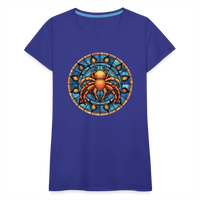 Thumbnail for Women’s Mosaic Cancer Premium T-Shirt - royal blue