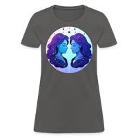 Thumbnail for Women's Magic Gemini T-Shirt - charcoal