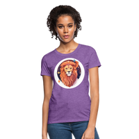 Thumbnail for Women's Symbol Leo T-Shirt - purple heather