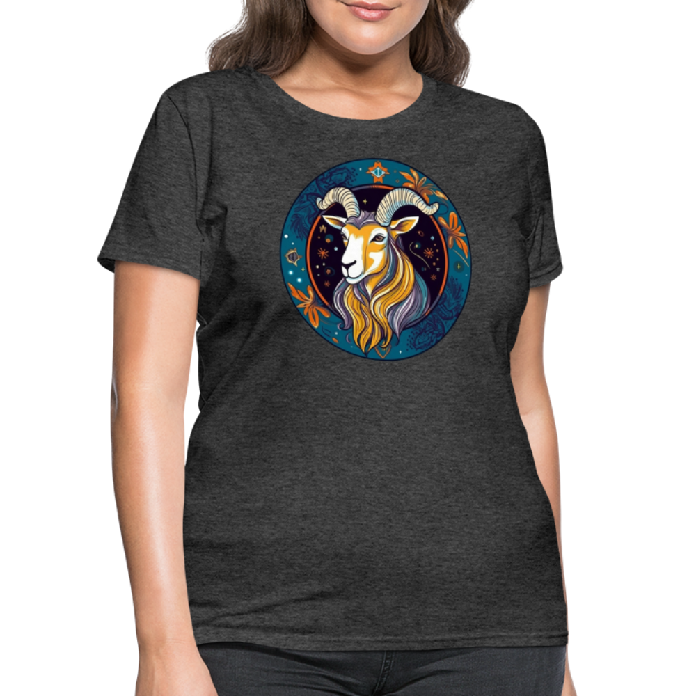 Women's Mythical Capricorn T-Shirt - heather black