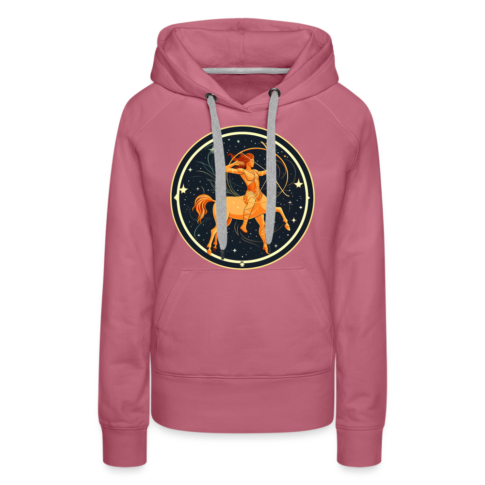 Women’s Mystic Sagittarius Premium Hoodie - mauve