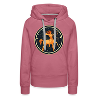 Thumbnail for Women’s Mystic Sagittarius Premium Hoodie - mauve