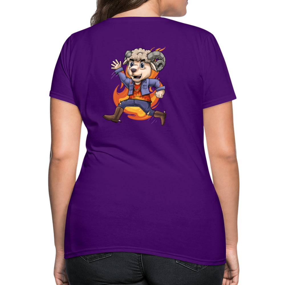 Women's Aries New Design T-Shirt - purple