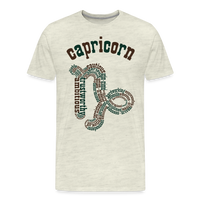 Thumbnail for Men's Power Words Capricorn Premium T-Shirt - heather oatmeal