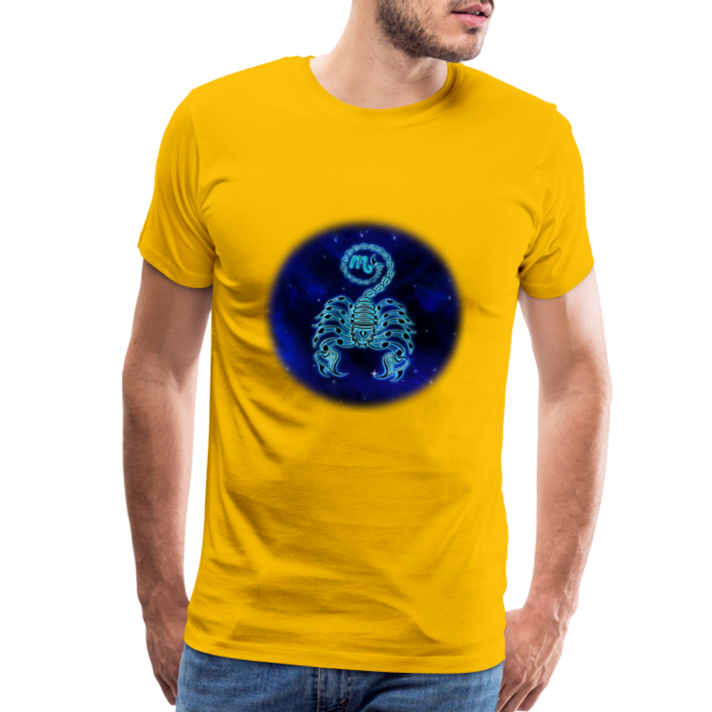 Men's Scorpio Premium T-Shirt - sun yellow