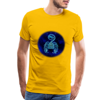 Thumbnail for Men's Scorpio Premium T-Shirt - sun yellow