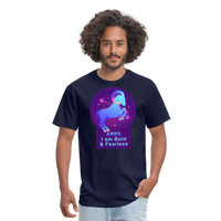 Thumbnail for Men's Neon Aries Classic T-Shirt - navy