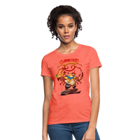 Thumbnail for Women's Astral Cancer T-Shirt - heather coral