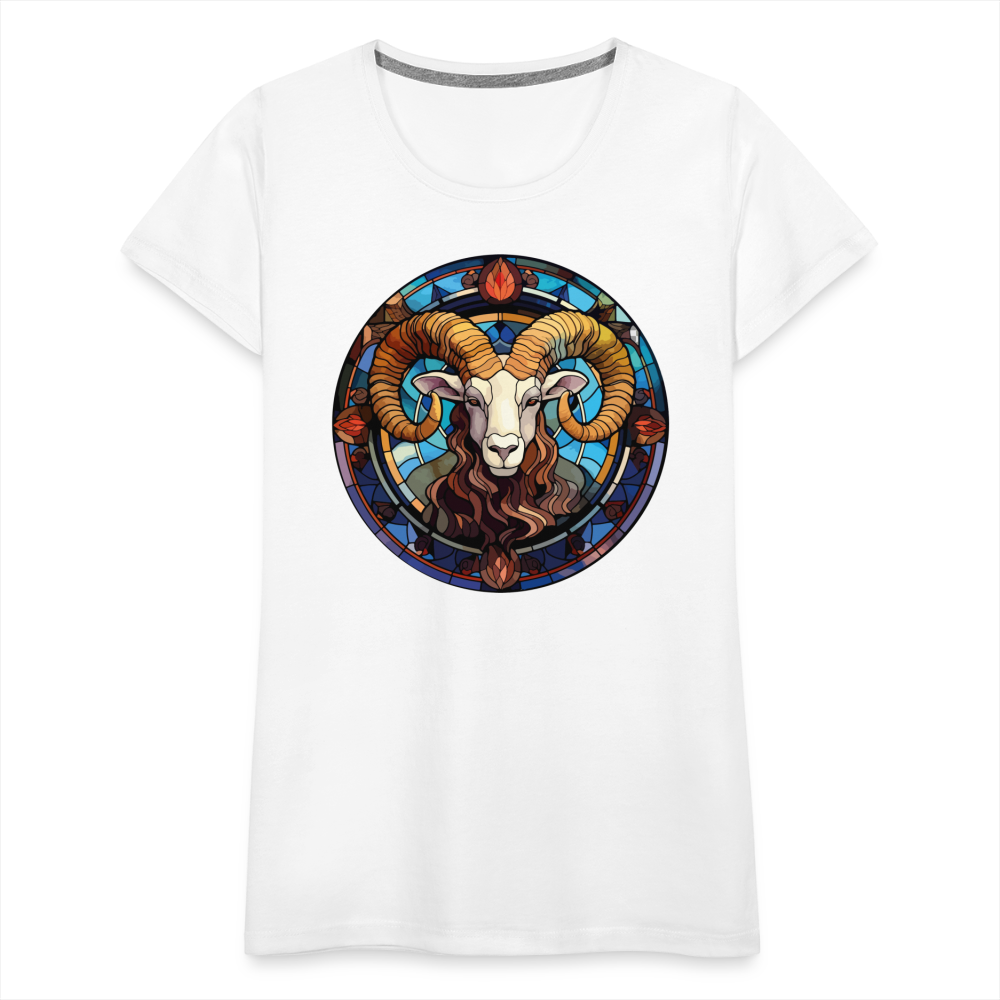 Women’s Mosaic Aries Premium T-Shirt - white