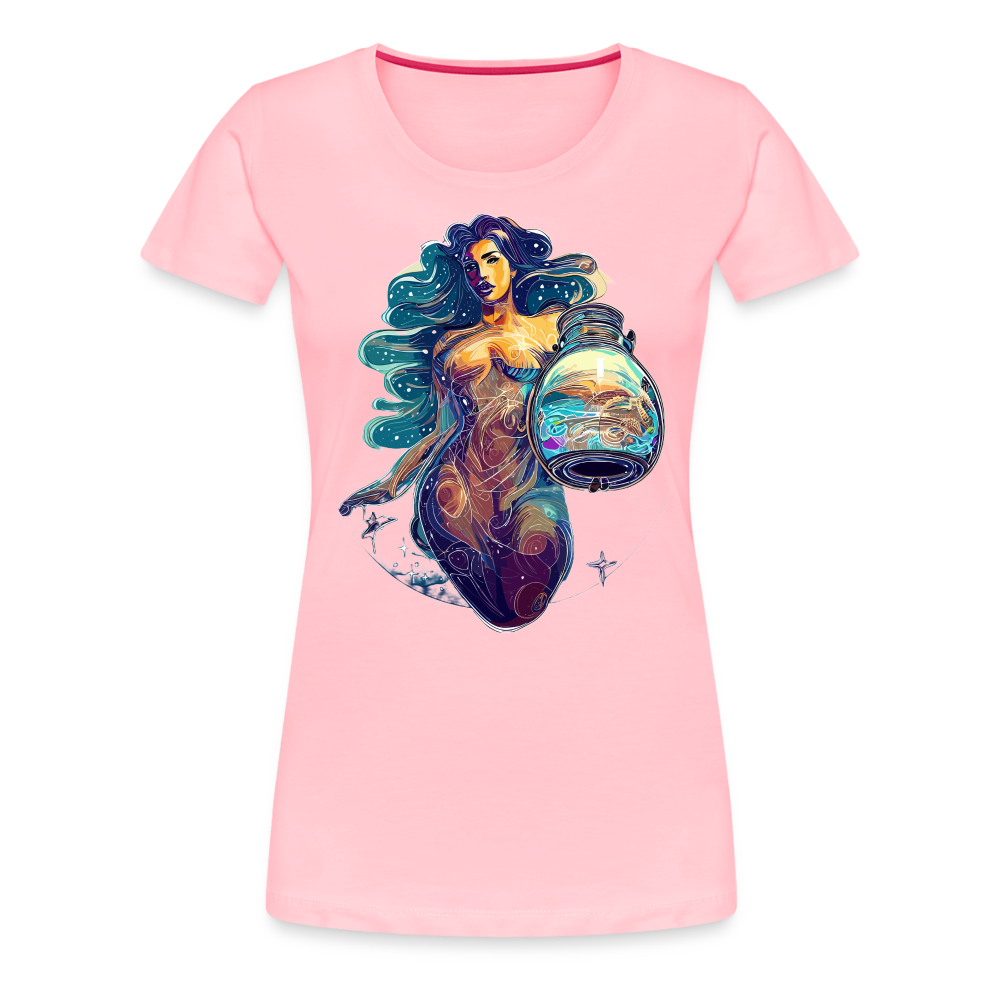 Women’s Mythical Aquarius Premium T-Shirt - pink