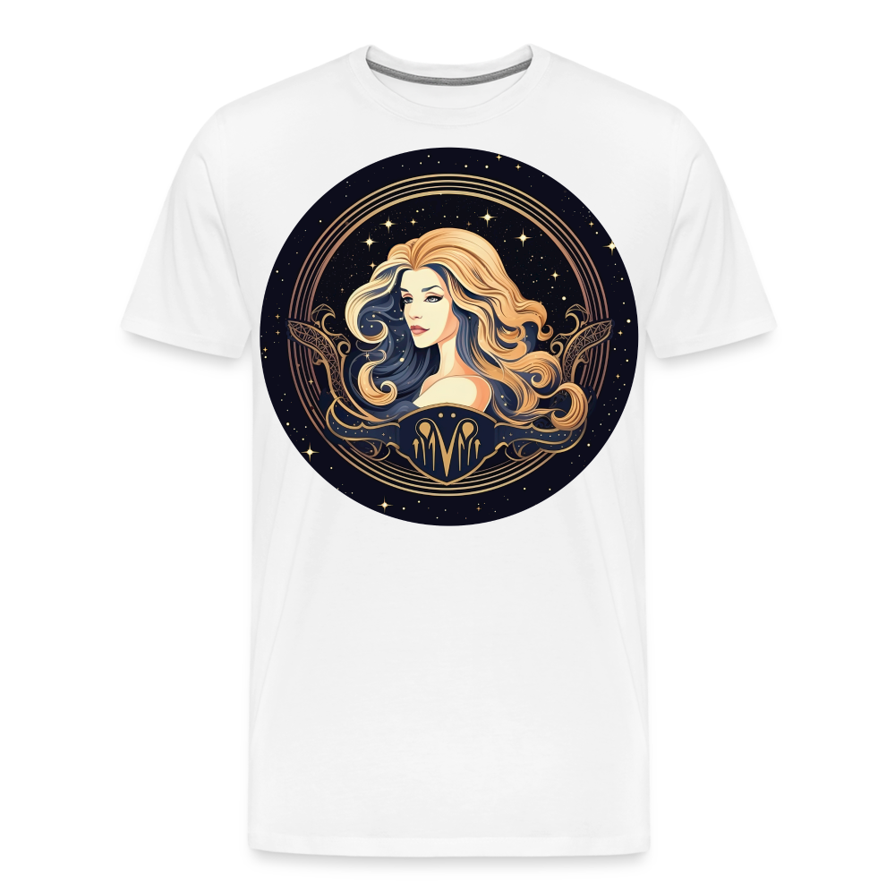 Men's Mystic Virgo Premium T-Shirt - white