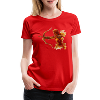 Thumbnail for Women’s Mythical Sagittarius Premium T-Shirt - red