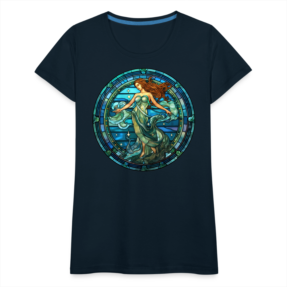 Women’s Mosaic Aquarius Premium T-Shirt - deep navy