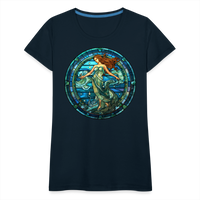 Thumbnail for Women’s Mosaic Aquarius Premium T-Shirt - deep navy