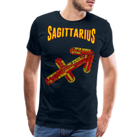 Thumbnail for Men's Power Words Sagittarius Premium T-Shirt - deep navy