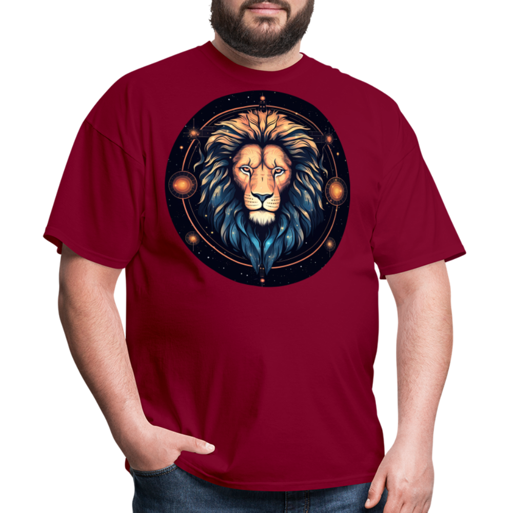 Men's Magic Leo Classic T-Shirt - burgundy