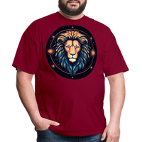 Thumbnail for Men's Magic Leo Classic T-Shirt - burgundy