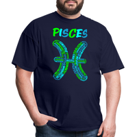 Thumbnail for Men's Power Words Pisces Classic T-Shirt - navy