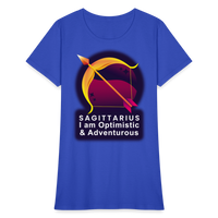 Thumbnail for Women's Glow Sagittarius T-Shirt - royal blue