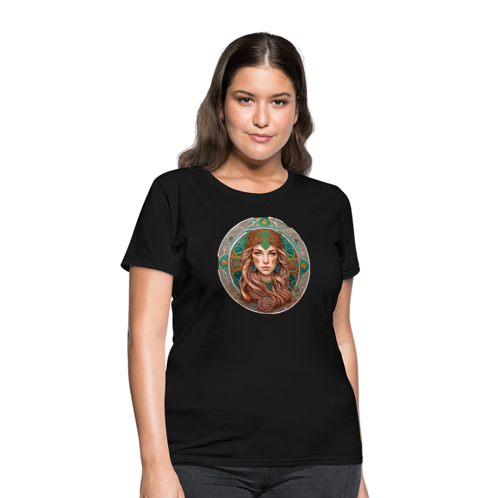 Women's Mythical Virgo T-Shirt - black