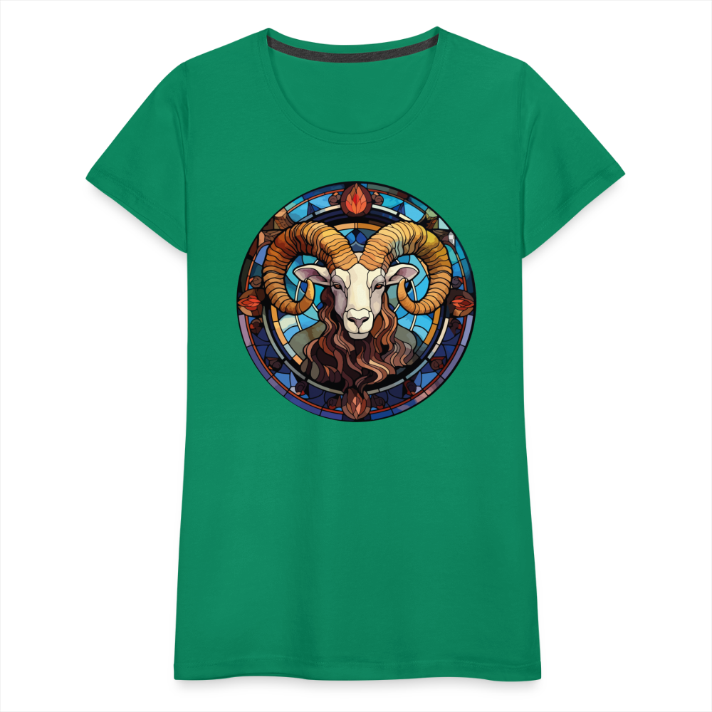 Women’s Mosaic Aries Premium T-Shirt - kelly green