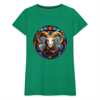 Thumbnail for Women’s Mosaic Aries Premium T-Shirt - kelly green