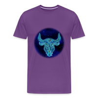 Thumbnail for Men's Taurus Premium T-Shirt - purple