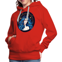 Thumbnail for Women’s Magic Virgo Premium Hoodie - red