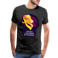 Thumbnail for Men's Glow Aries Premium T-Shirt - black