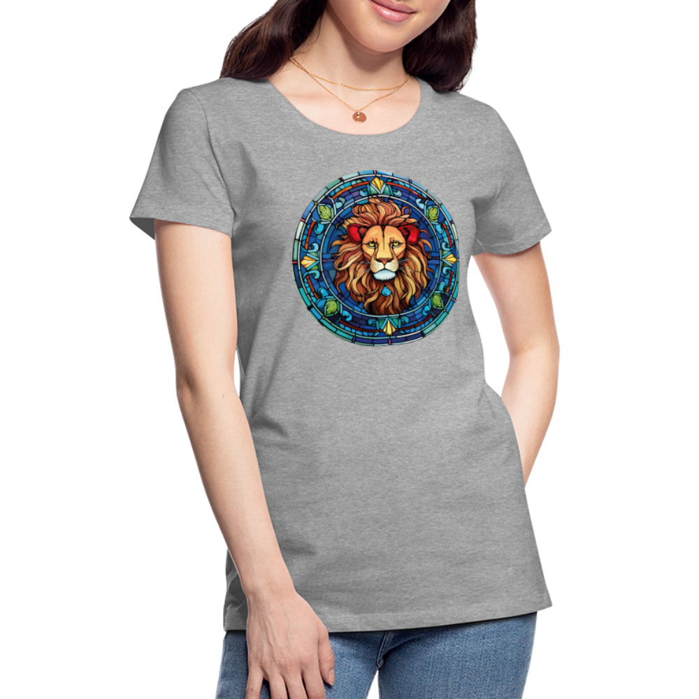 Women's Mosaic Leo Premium T-Shirt - heather gray