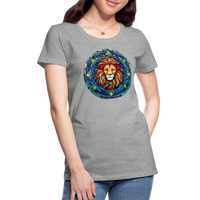 Thumbnail for Women's Mosaic Leo Premium T-Shirt - heather gray