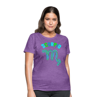 Thumbnail for Women's Power Words Scorpio T-Shirt - purple heather