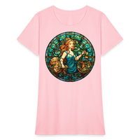 Thumbnail for Women's Mosaic Virgo T-Shirt - pink