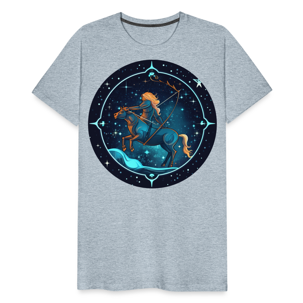 Men's Magic Sagittarius Premium T-Shirt - heather ice blue