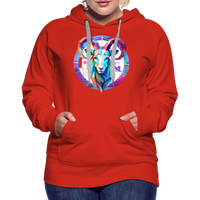 Thumbnail for Women’s Mythical Aries Premium Hoodie - red