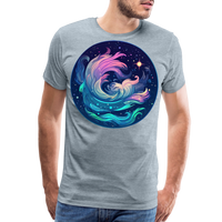 Thumbnail for Men's Magic Aquarius Premium T-Shirt - heather ice blue