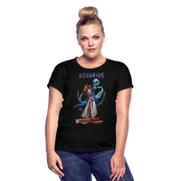 Thumbnail for Women's Astral Aquarius Relaxed Fit T-Shirt - black